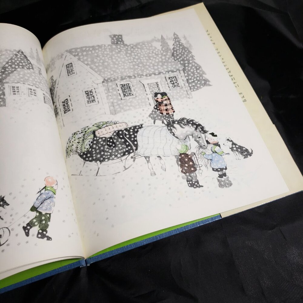 RVHTF EUC 70's Vintage / 1978 Hardcover "Stopping by Woods on a Snowy Evening" - Picture 8 of 15